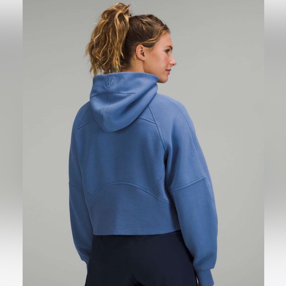 NWT Lululemon Scuba Oversized Half-Zip Hoodie / Water Drop - Picture 2 of 6